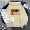 Hot Japanese Anime Haizhu Hoodie pullover shirt in character pattern, cotton polyester blend