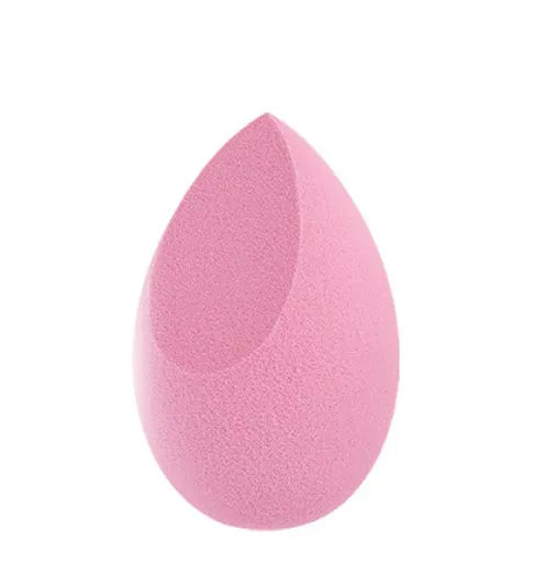 Assorted makeup sponges in seven shapes including pear and peach heart designs, 60x42mm, non-latex material