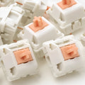 Single Panda brand linear mechanical keyboard switch with 5 pins.