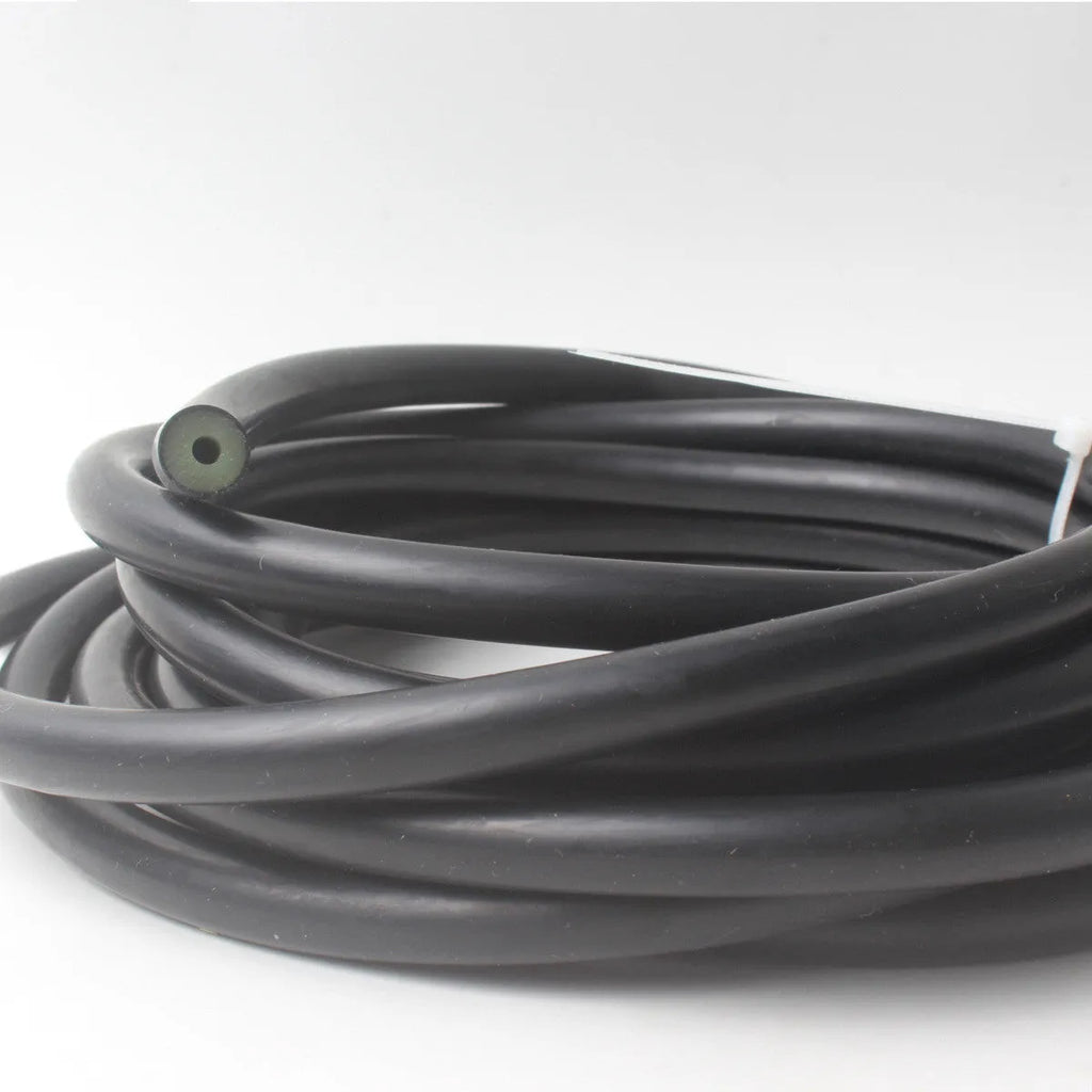 Black latex speargun tube with 500-600% tensile range for diving speargun propulsion