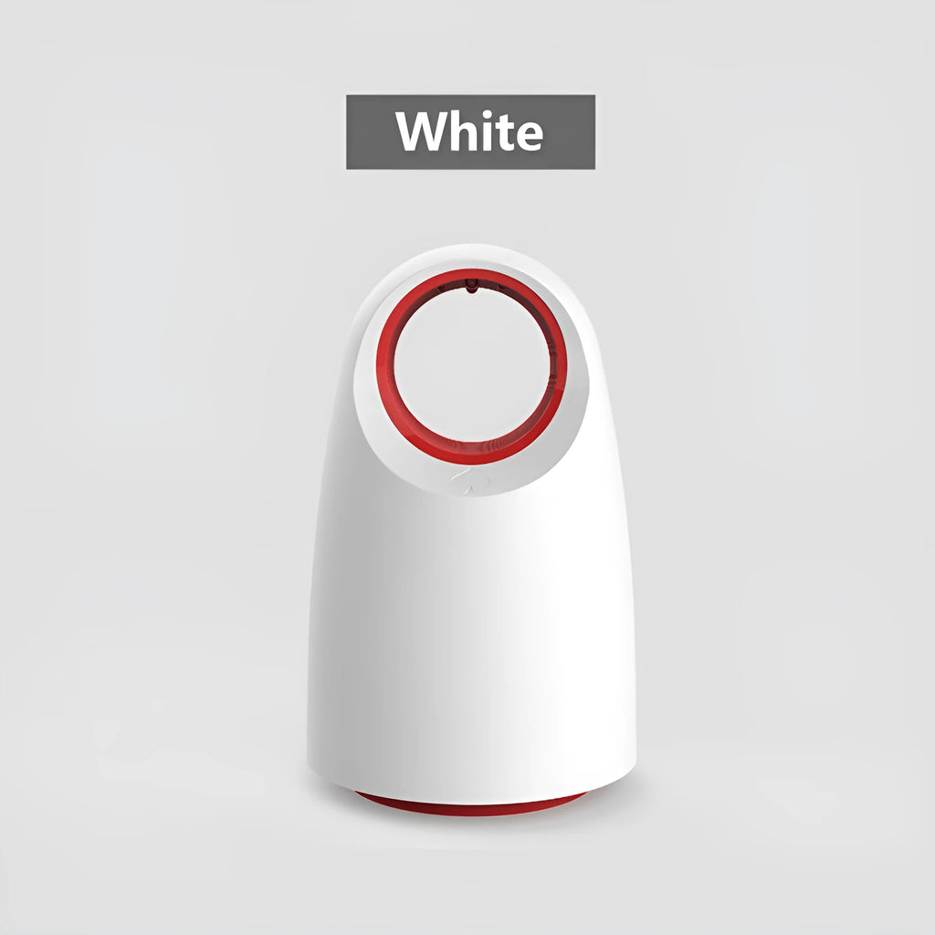 Black and white household silent mosquito killer zapper with USB cable