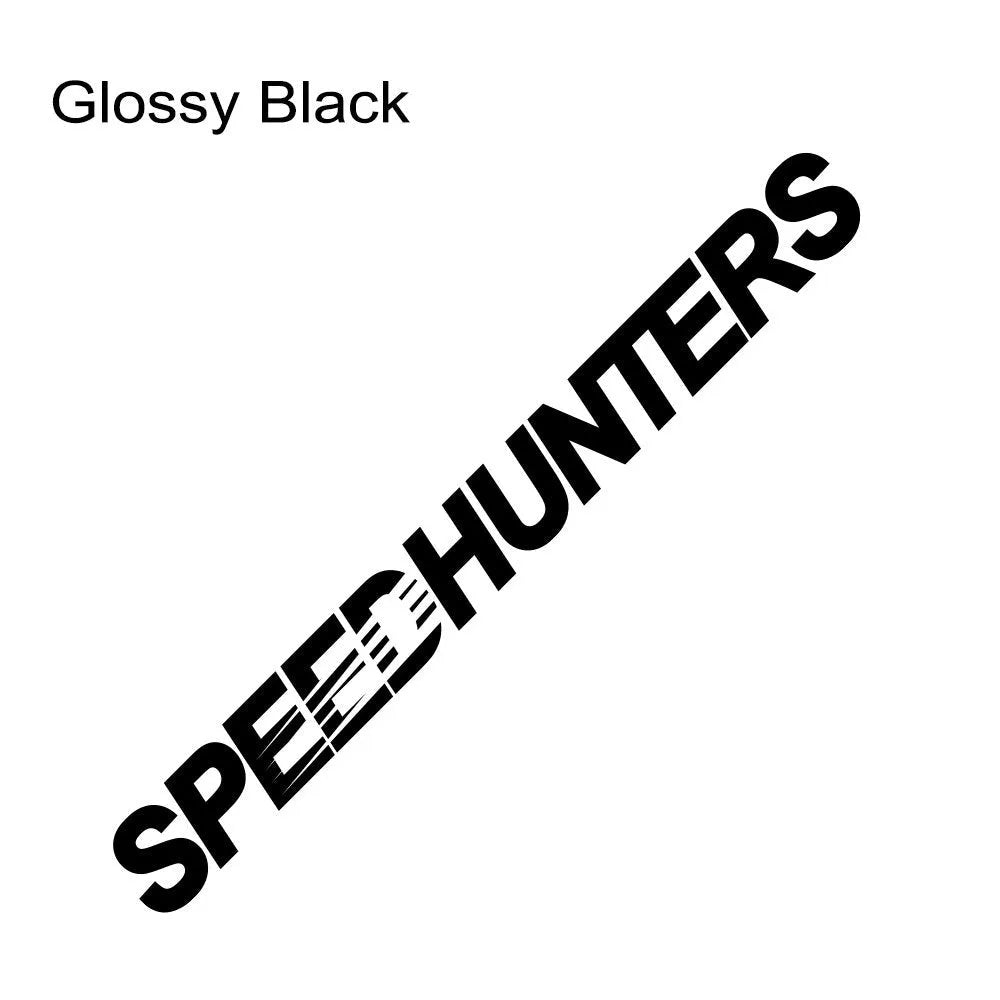 Speed Hunters reflective vinyl car sticker 59cm by 10cm for rear gear application