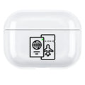 PC protective shell case for Apple AirPods Pro 3 earphones in simple solid colour design