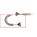 S925 sterling silver punk nail earrings straight and curved designs unisex jewellery