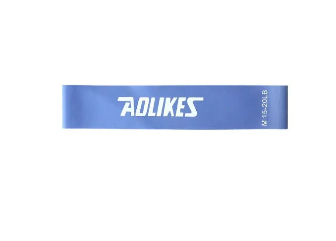 Natural latex tension band elastic band for resistance exercise in black colour