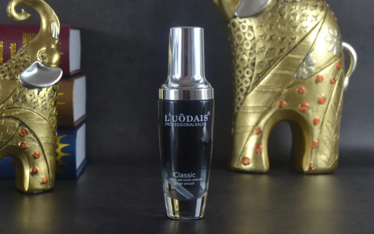 80ml argan oil hair serum in black bottle with heat protectant for dry damaged hair