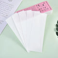 Non-woven fabric hair removal wax paper strips in 50 or 100 piece packaging