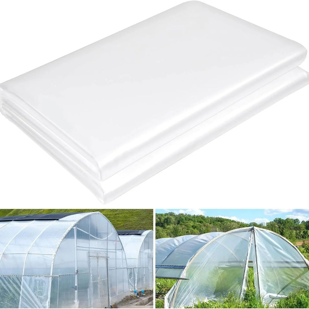 Plastic greenhouse film roll for vegetable shed insulation measuring 4 metres by 8 metres