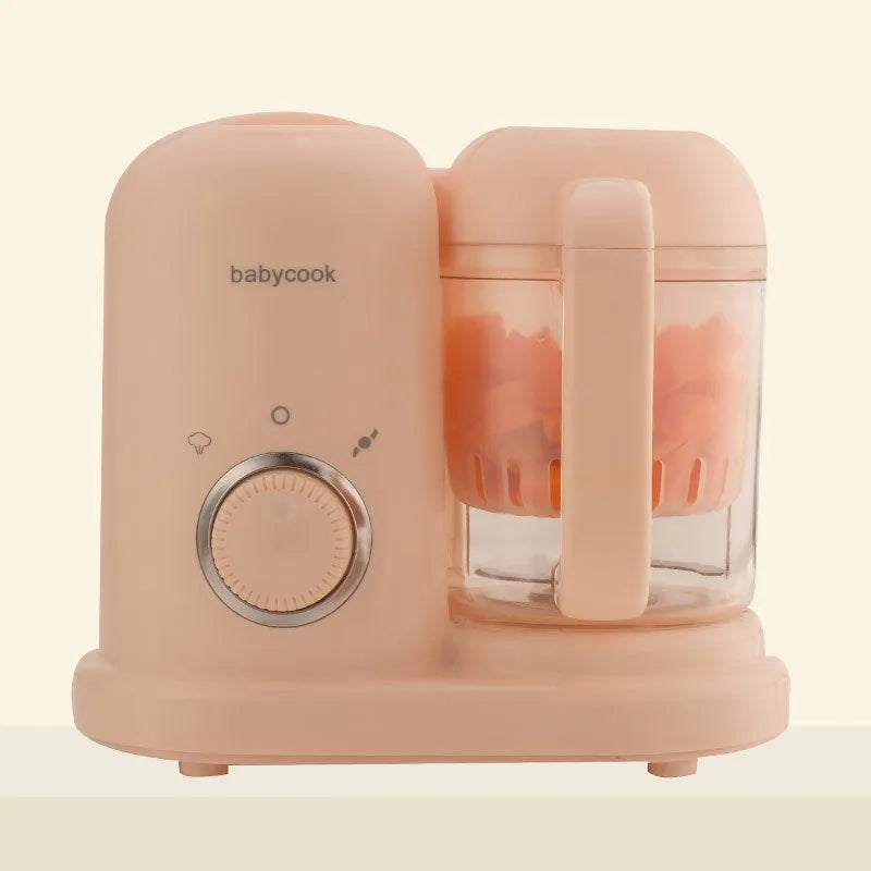 Green baby food processor with steamer and blender functions, 10-litre capacity