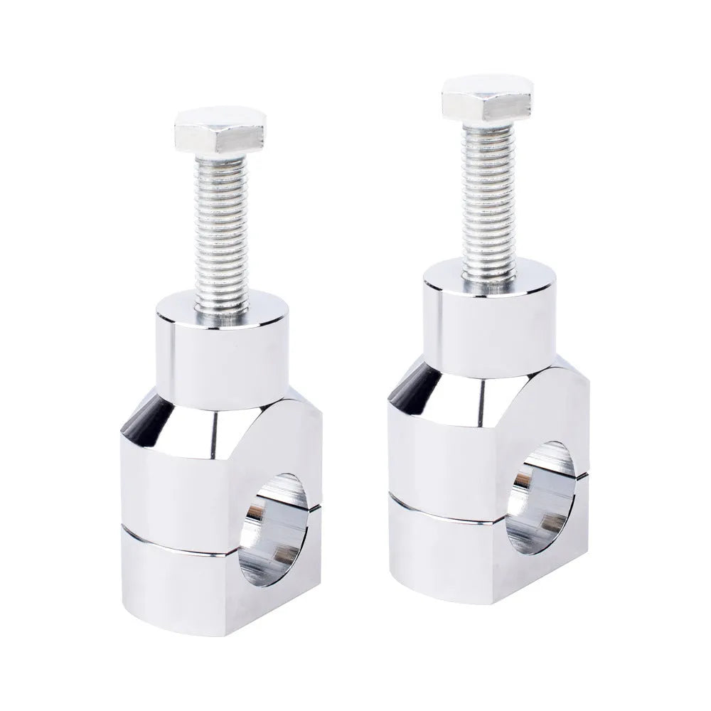 Black aluminium alloy 25mm universal handlebar riser kit for Harley Davidson motorcycle
