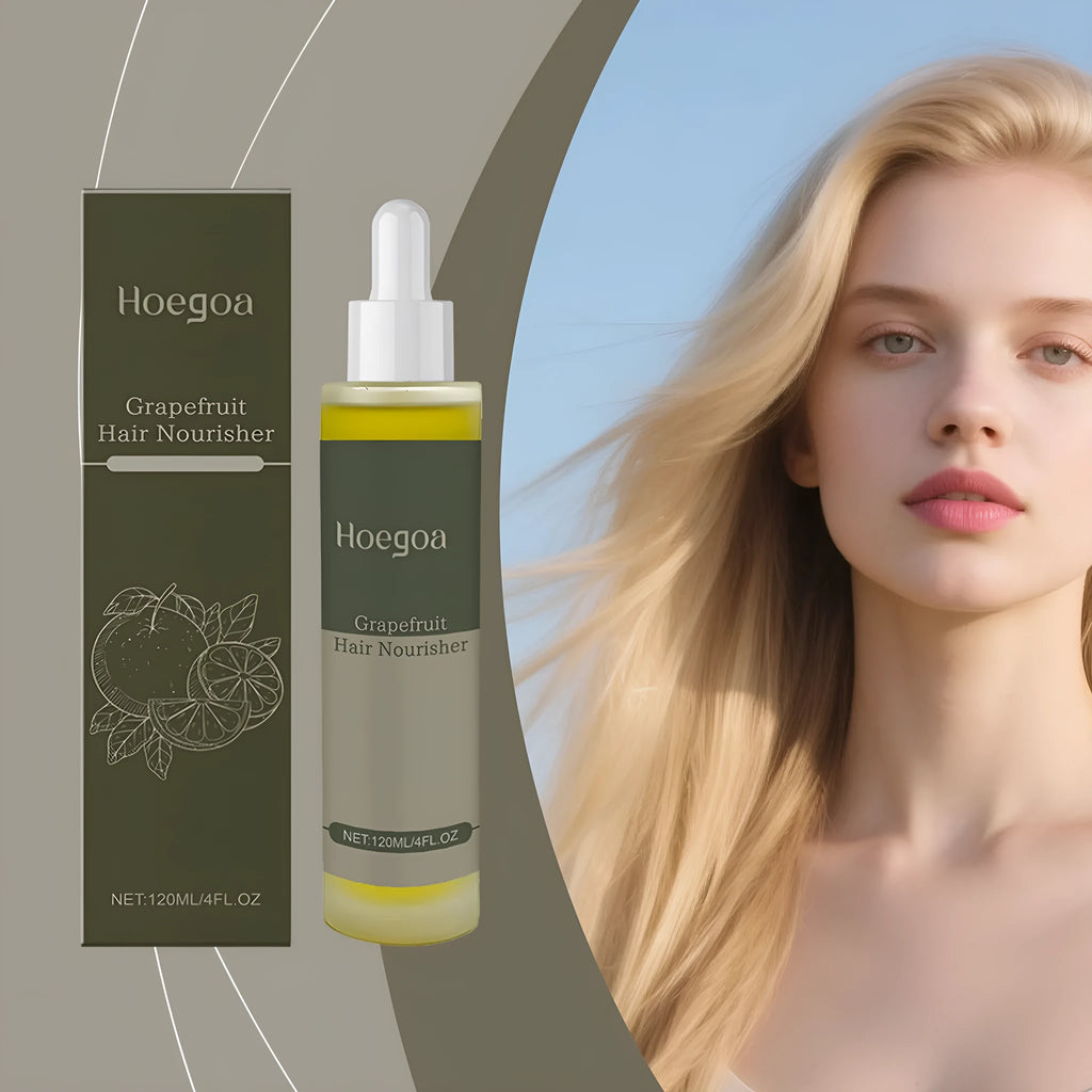 120ml bottle of grapefruit hair conditioner with natural essential oils including ginger and rosemary.