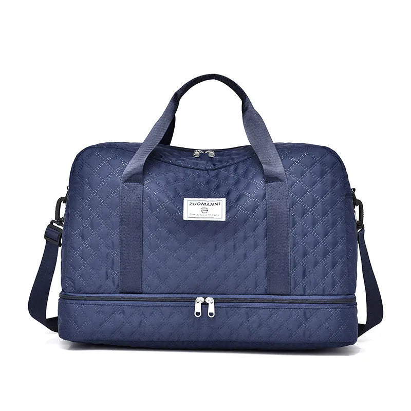 Large polyester oxford cloth leisure travel bag with a 36-55 litre capacity for buggies.