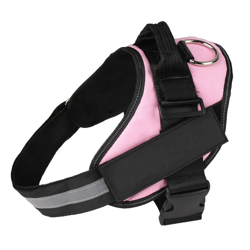 Personalised Custom Reflective Breathable Dog Harness No Pull Adjustable Pet Harness Vest for Small Large Dogs with Patch Nylon Chest Strap Many Sizes and Colours