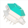 Pet shower brush nozzle with one-key switch and massage brush in blue for dogs and cats