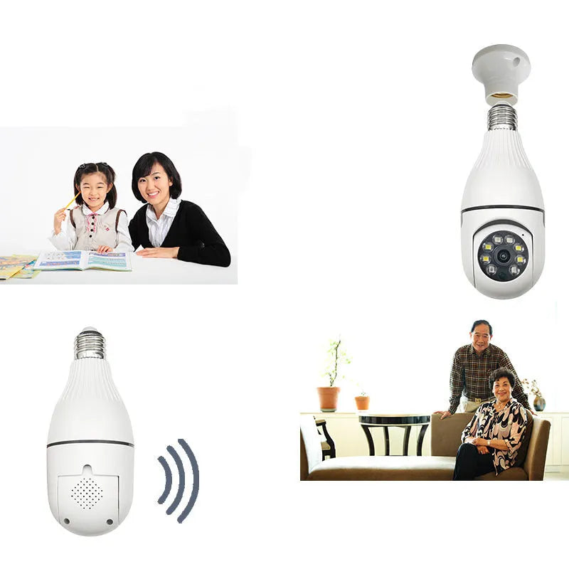 Minions character wireless surveillance camera with wide-angle lens for indoor monitoring