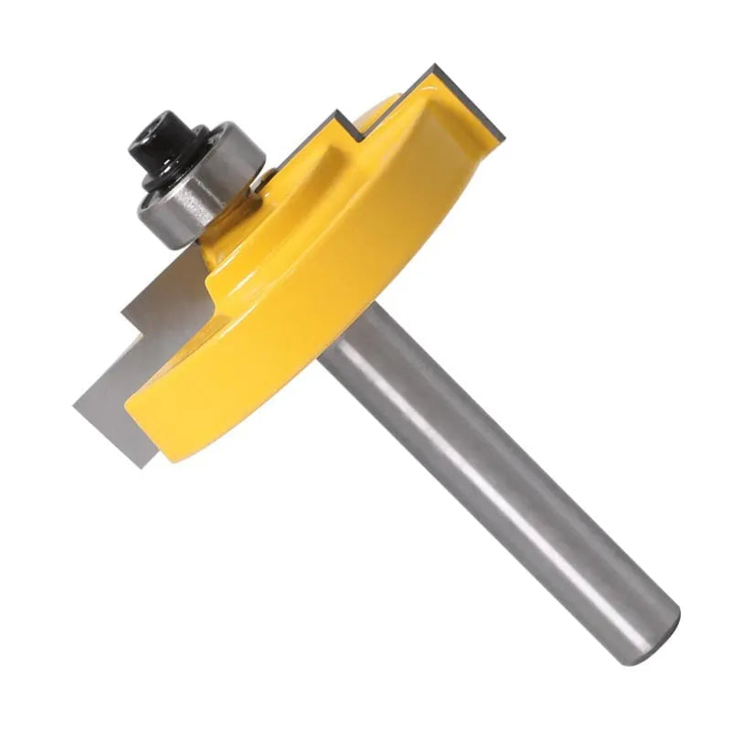 Carbide-tipped door and window step knife router cutter with 8mm round shank