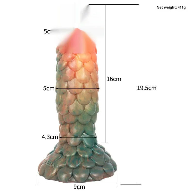 Silicone butt plug G6011 in colour shown, compact design for anal play