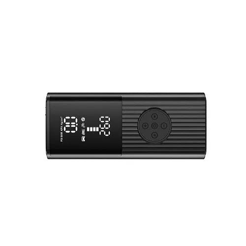 Portable wireless car tyre inflator with 100W motor, lighting, and USB charging port