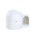 Fully enclosed oversized cat litter box in ABS plastic, shown in Moss Green colour.