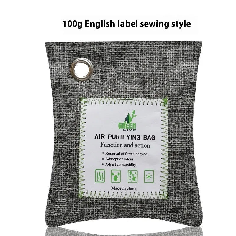 Bamboo charcoal bags for formaldehyde removal in household air purification