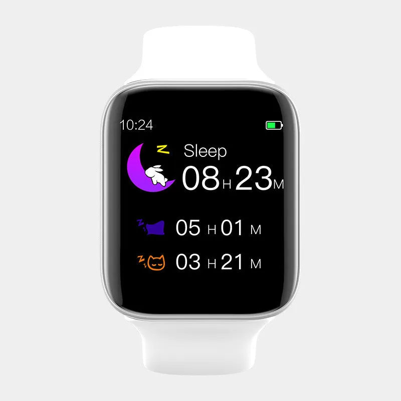 Black smart bracelet with Bluetooth call function and blood pressure monitoring on a wrist