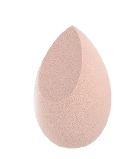 Assorted makeup sponges in seven shapes including pear and peach heart designs, 60x42mm, non-latex material