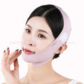 Small V face shaping mask in purple or green graphene options for facial lifting and tightening