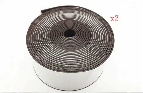 Flexible PVC wall corner protection tape in porcelain white, 3.8cm wide by 3.2m long