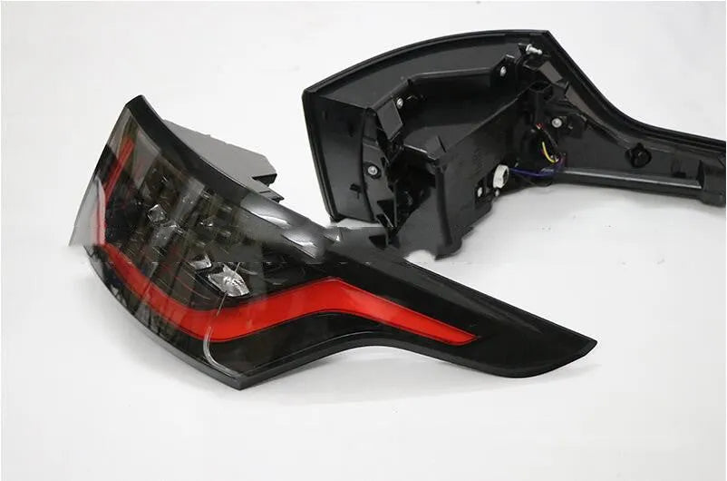 A pair of LED car brake lights for rear bumper mounting on 2014-2020 vehicles.