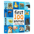 English original first words cardboard book with animal and truck themes for toddler learning