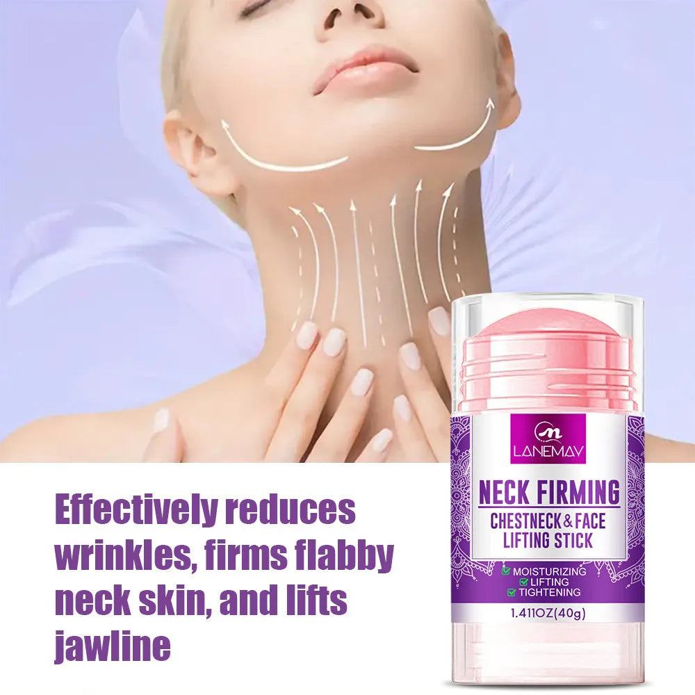 40g jar of anti-wrinkle neck firming cream for moisturising and brightening