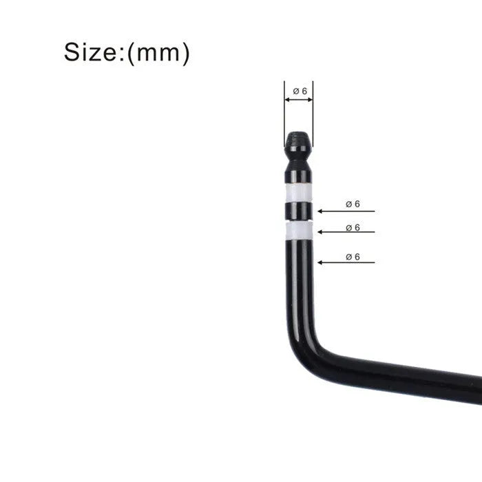 Guitar tremolo arm replacement part in black, blue, gold and silver chrome metal finishes