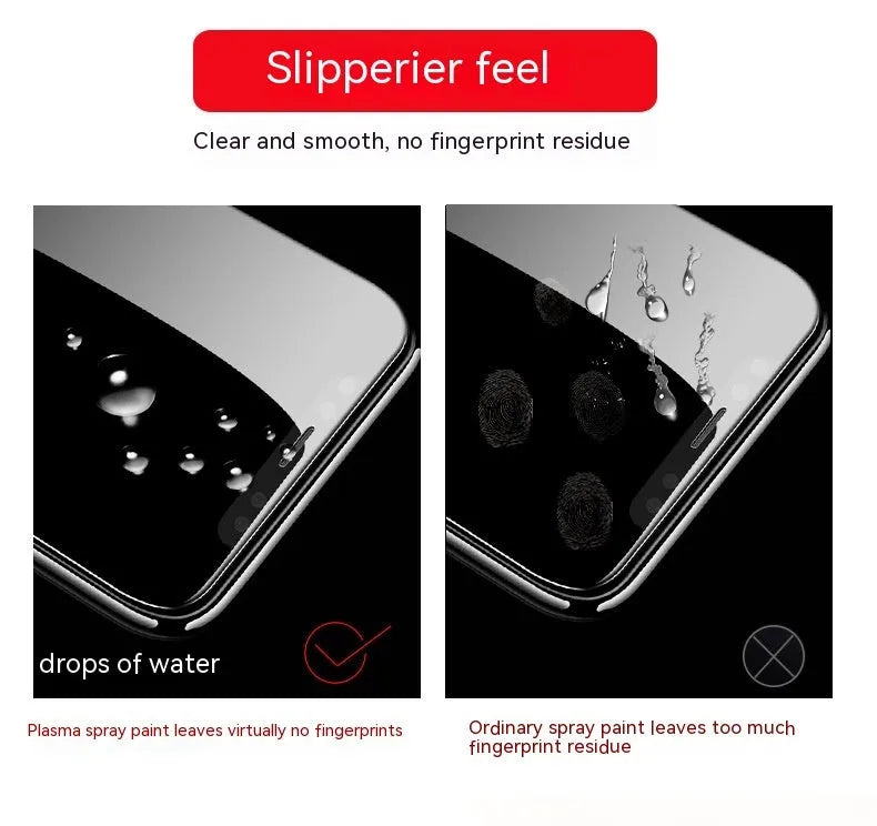 HD tempered glass screen protector for Samsung S24 phone showing fullscreen coverage.