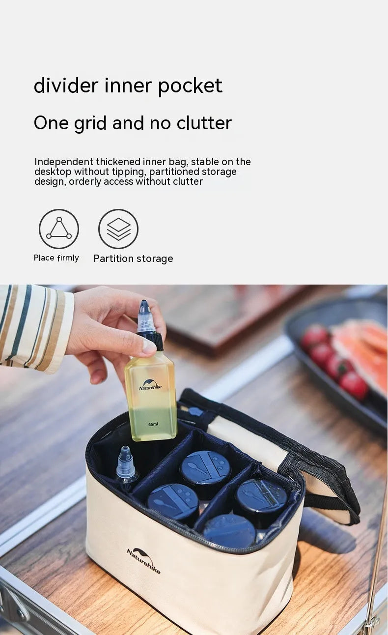 Six-piece portable seasoning bottle set in modern simplicity style made from PP material