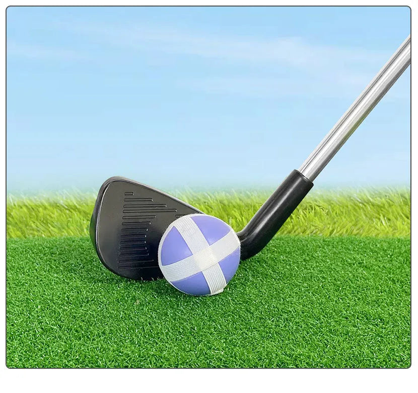 Golf metal club set with adult and child size options for outdoor practice