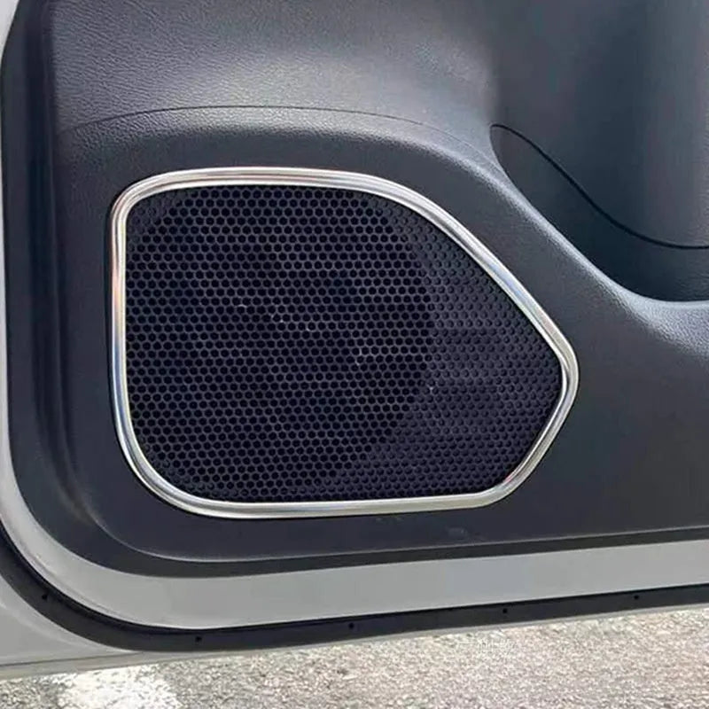 Silver 304 stainless steel audio frame decoration strip for 20-22 ROOX40 series interior door