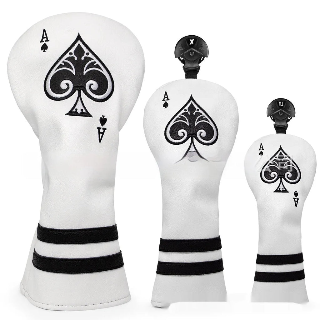 Flexible PU golf putter sleeve for head and shaft protection in one of three colours