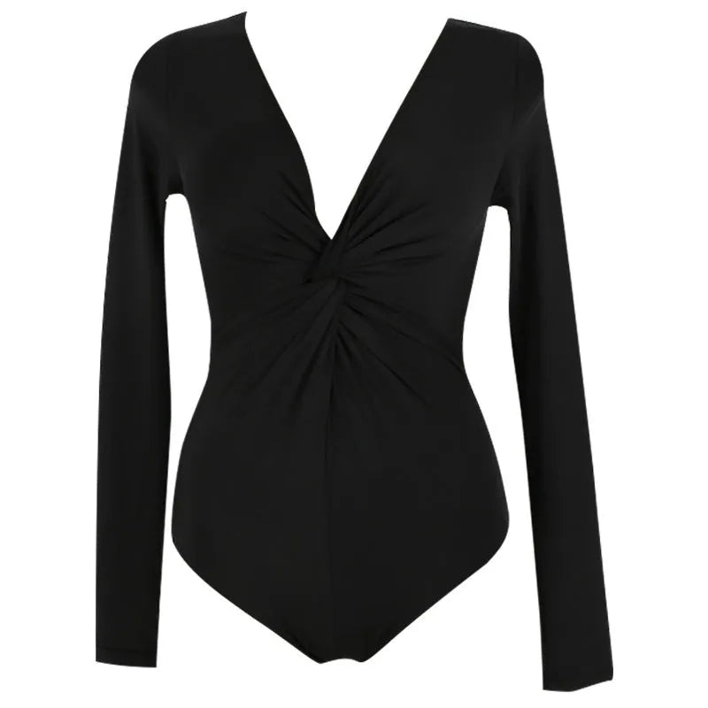 Black women's one-piece swimsuit made from nylon fabric for swimming and sun protection