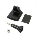 Black aluminium alloy helmet holder extension rod with quick release bracket for GoPro Hero 3 and Hero 4 cameras
