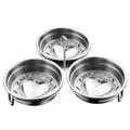 Mini heart-shaped egg steamer made from stainless steel for boiling and stewing eggs