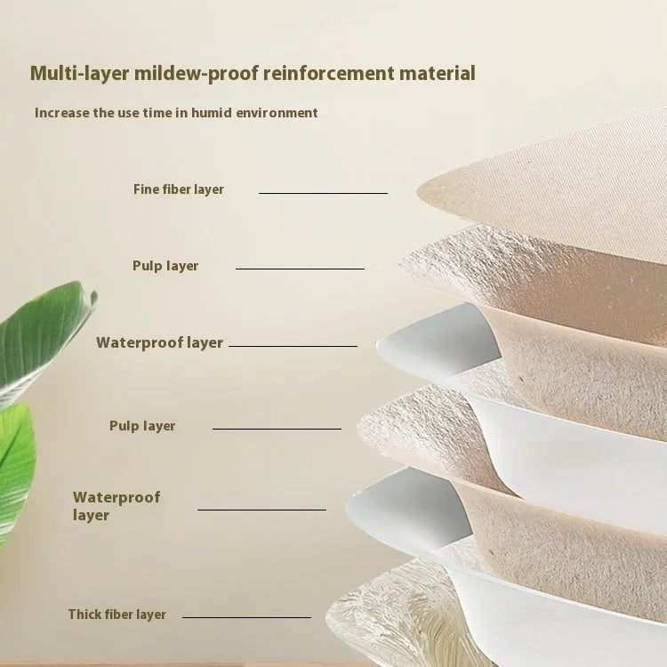 Brown biodegradable disposable cat litter box shown from above