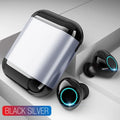 TWS Bluetooth wireless earphones in Black, Gold, or Light Grey with Bluetooth 5.0 connectivity