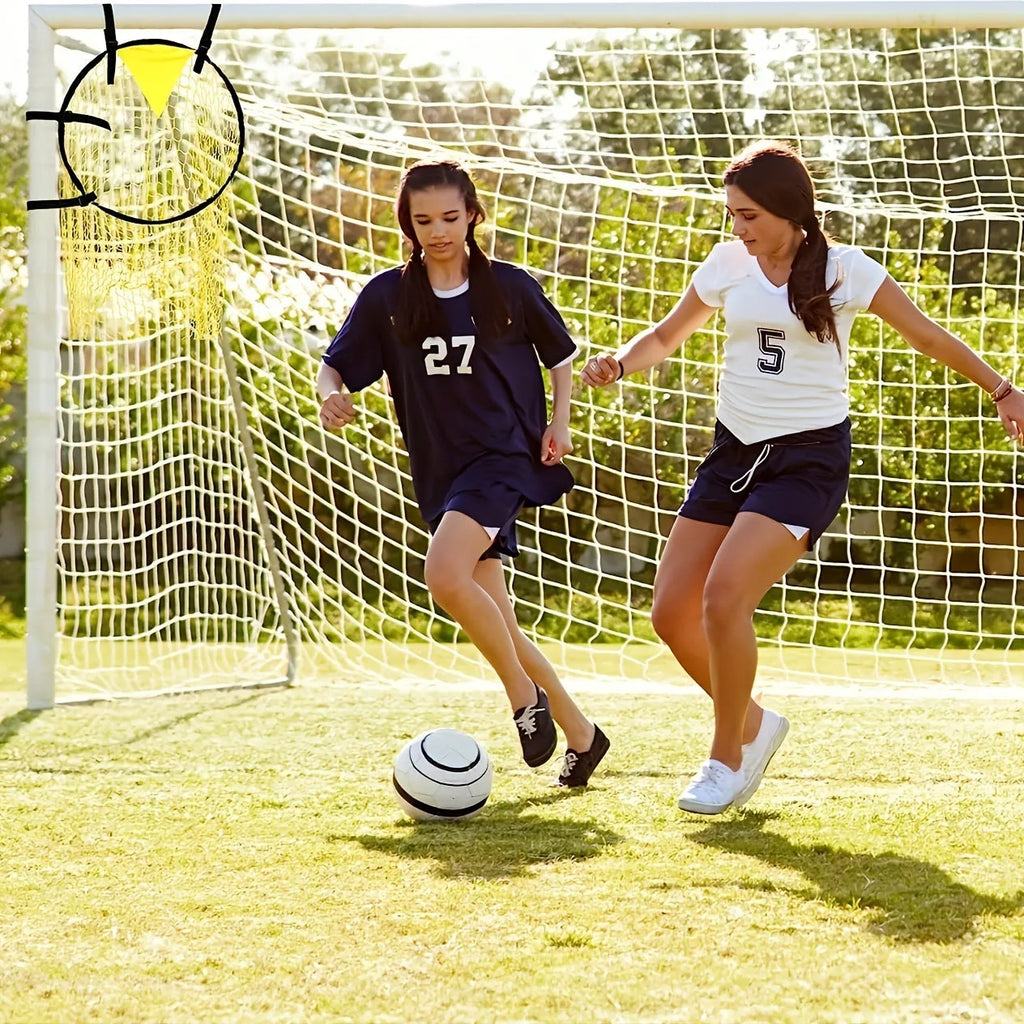 Portable 4ft soccer training goal net with carry bag for practice drills