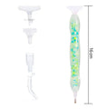 Luminous resin dot drill pen for diamond painting with glow-in-the-dark tip and modern simple style