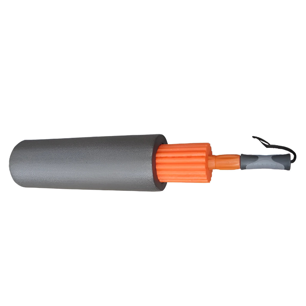 3 in 1 PE Yoga Pillar Set with handle, middle bead, and foam shaft on a light background