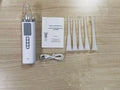 Stainless steel tonsil stone extractor oral cleaning tool set in milky white colour