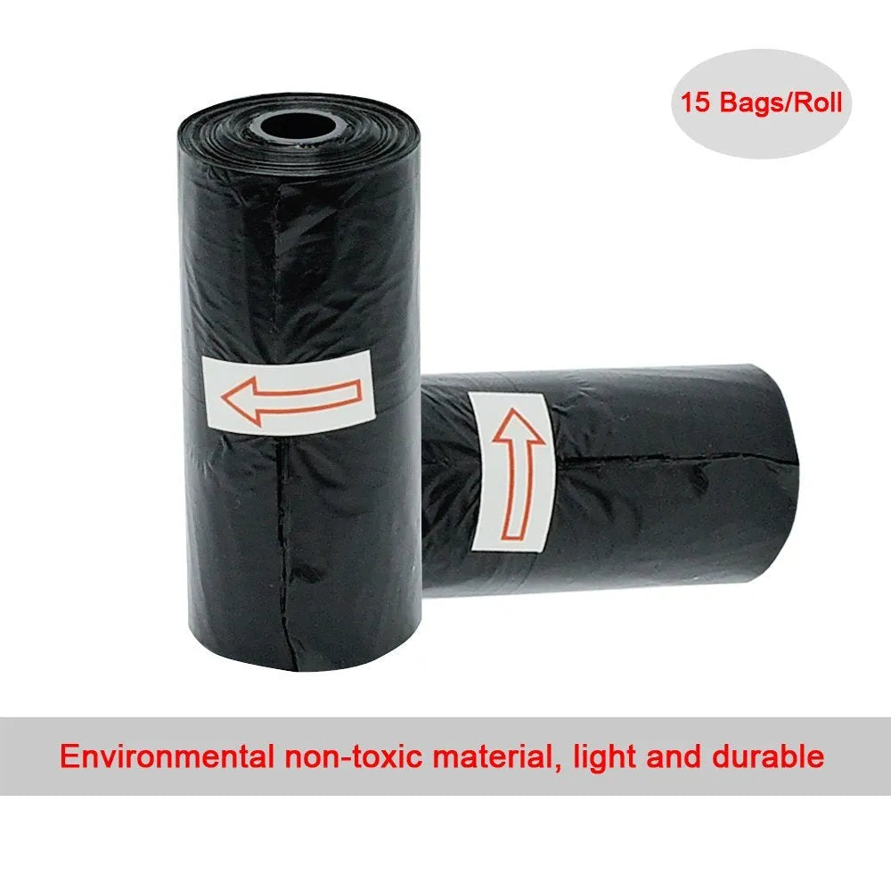 Bone-shaped pet garbage bag dispenser in new PP material, 8cm long and 5cm wide, on a table