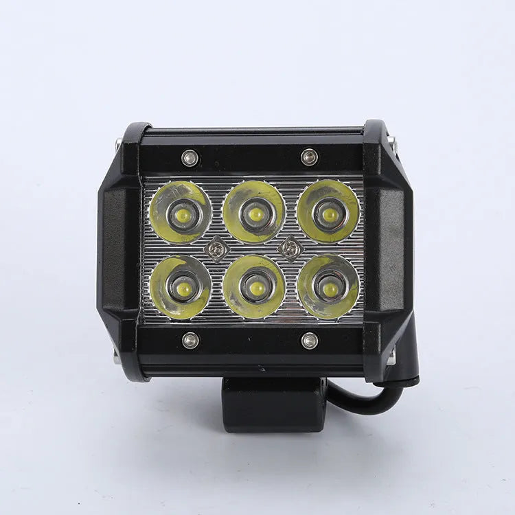 18W car LED work light black aviation aluminium alloy shell IP67 for vehicle repair and outdoor use