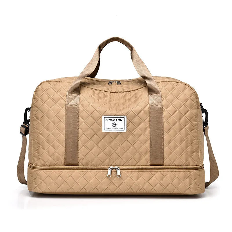Large polyester oxford cloth leisure travel bag with a 36-55 litre capacity for buggies.