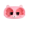 Silicone car cup holder anti-shaking insert in grey, tan and pink colours